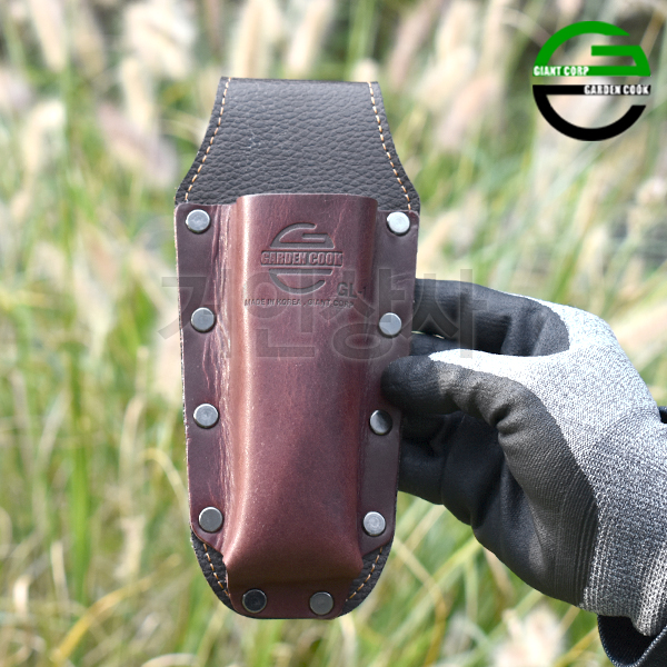 가든쿡 가죽 1구 전정가위집 GL-1 / 전지 가위집 원예 조경 정원 작업용 과수 국산