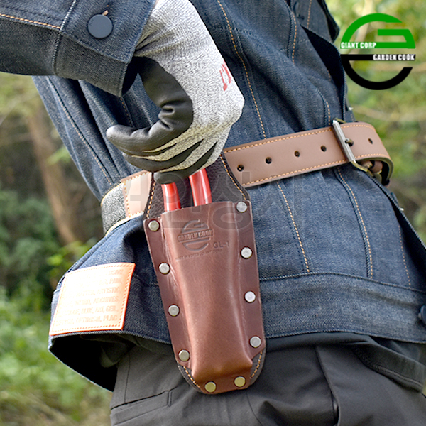 가든쿡 가죽 1구 전정가위집 GL-1 / 전지 가위집 원예 조경 정원 작업용 과수 국산