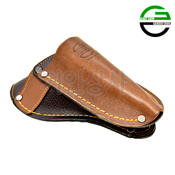 가든쿡 가죽 2구 전지가위집 GL-4 / 분재 전정 가위집 원예 조경 정원 작업용 국산