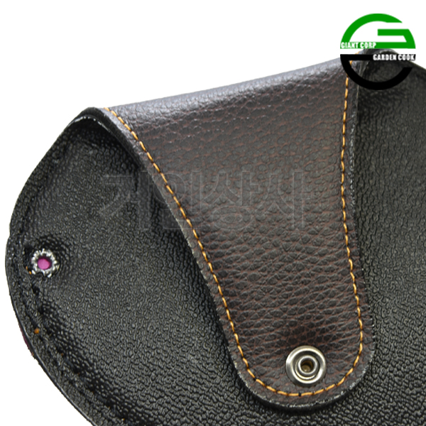가든쿡 가죽 2구 전지가위집 GL-4 / 분재 전정 가위집 원예 조경 정원 작업용 국산