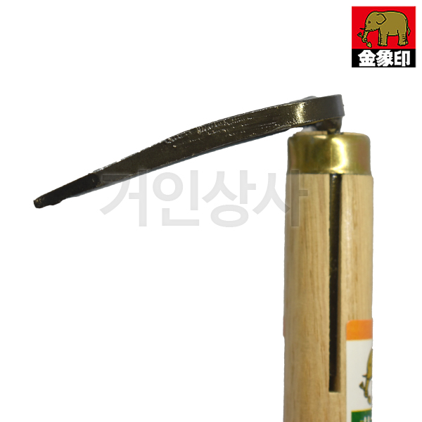 코끼리표 금상인 세발 괭이 그립형(196567) 약초괭이 텃밭 화단 야전 캠핑 벌초 농사용