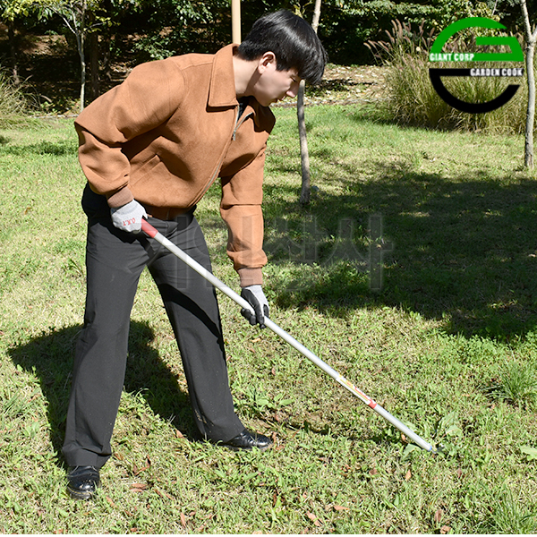 가든쿡 초경량 스텐 장대낫 GS-2100(조선낫형) 정원 텃밭 벌초 잔디 뿌리 풀베기 낫