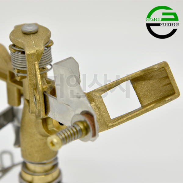 가든쿡 신주 스프링클러 GW-210B /각도조절 360 텃밭·정원·잔디·골프장 물주기 황동